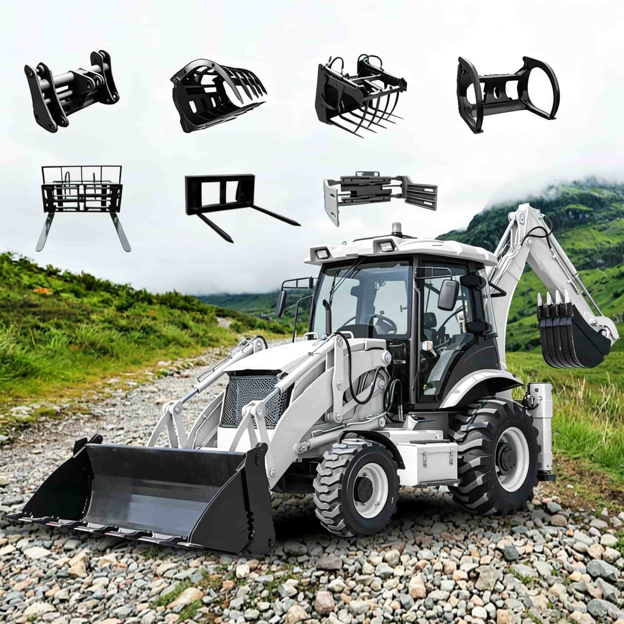 Heavy Equipment Grinder - รถแบคโฮลโหลดเดอร์ 40-30C ได้รับการรับรองมาตรฐาน CE ยูโร 5